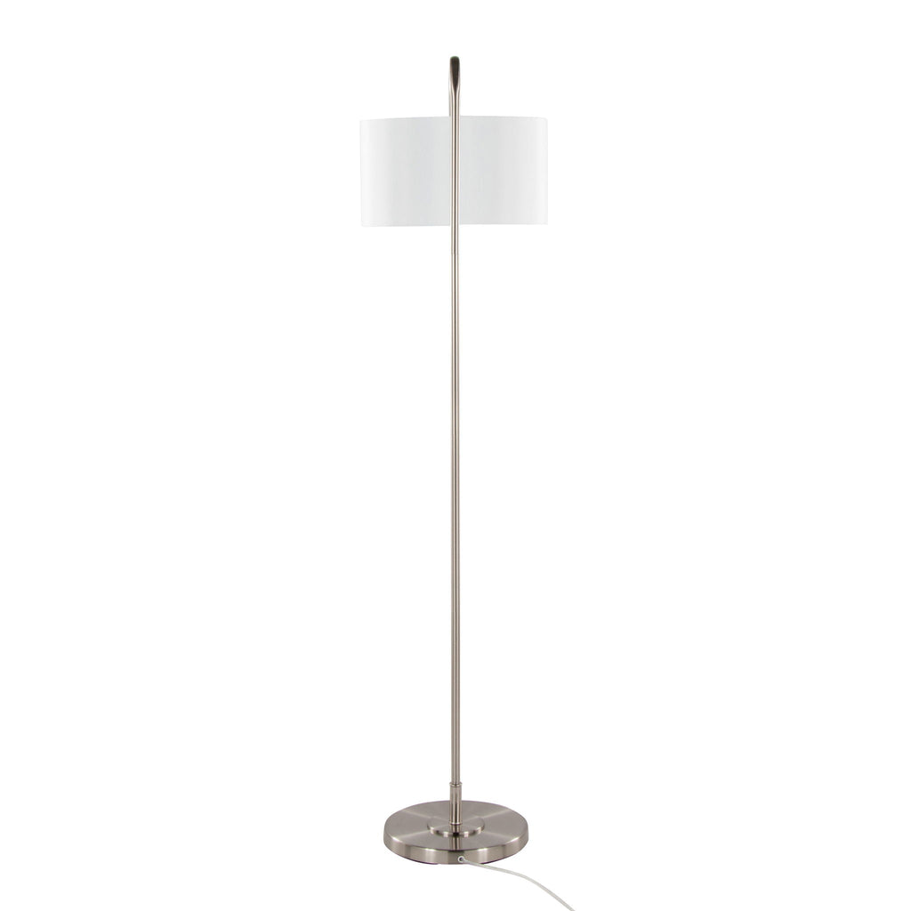 Puck Arc Floor Lamp | Slim Contemporary Arc Floor Lamp