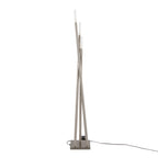 Icicle Contemporary Floor Lamp in Brushed Nickel