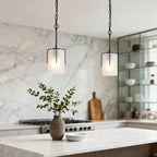 Adjustable Cylindrical Pendant Light