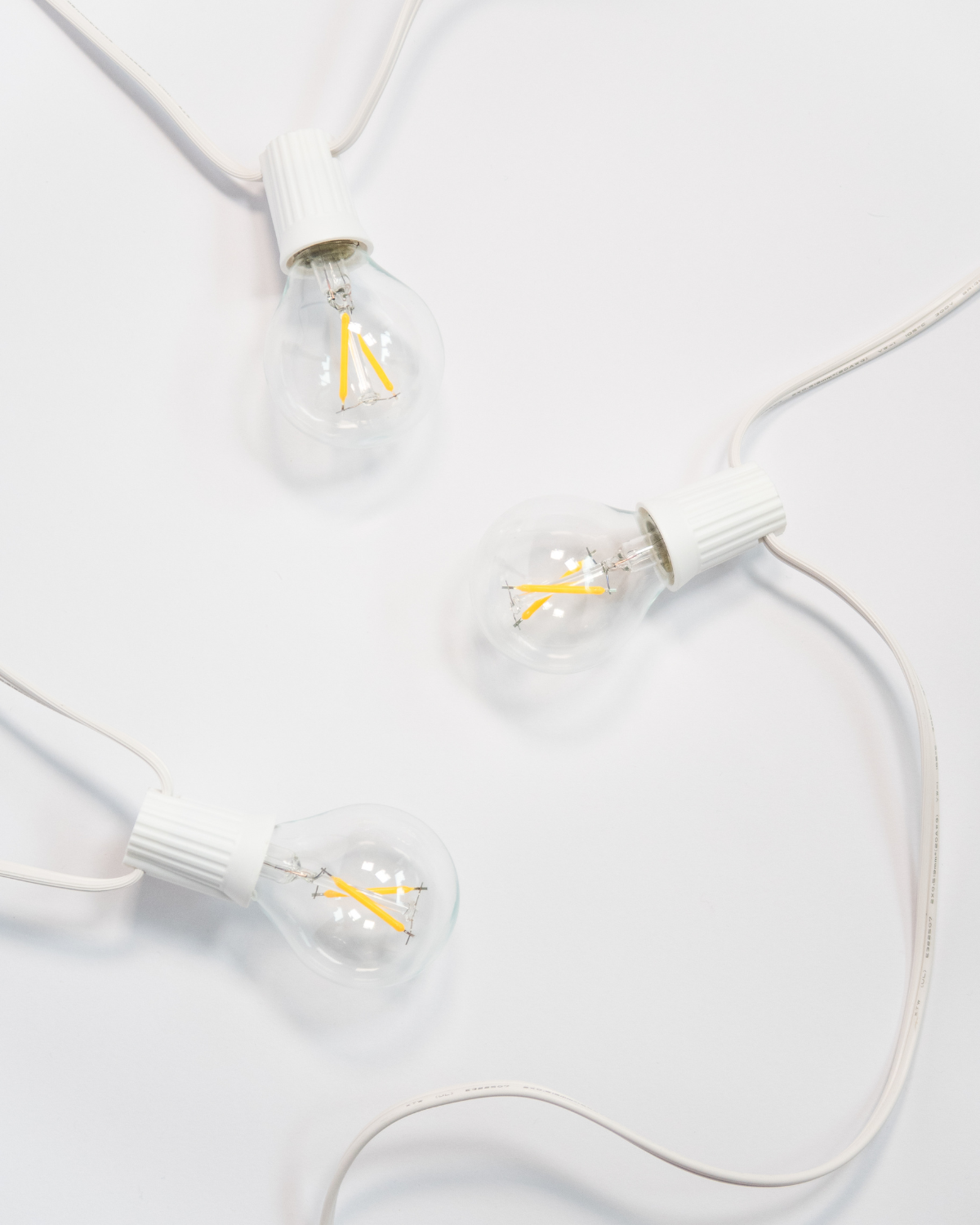 Ambience Globe Plug-in String Lights | Soft White Edison-Style Bulbs