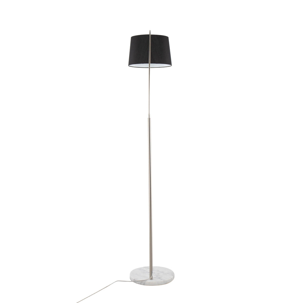 March Arc Floor Lamp | Dramatic Metal Arc Contemporary Floor Lamp