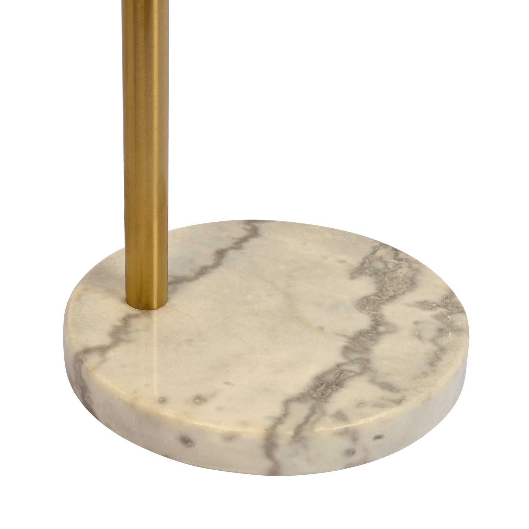 Oasis Long Arm Floor Lamp | Adjustable Brass Arm & Marble Base Floor Lamp