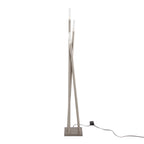 Icicle Contemporary Floor Lamp in Brushed Nickel