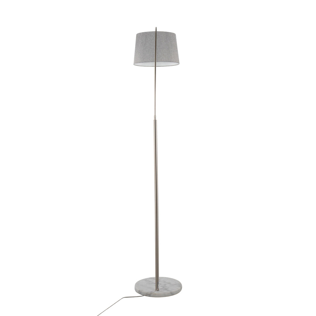 March Arc Floor Lamp | Dramatic Metal Arc Contemporary Floor Lamp