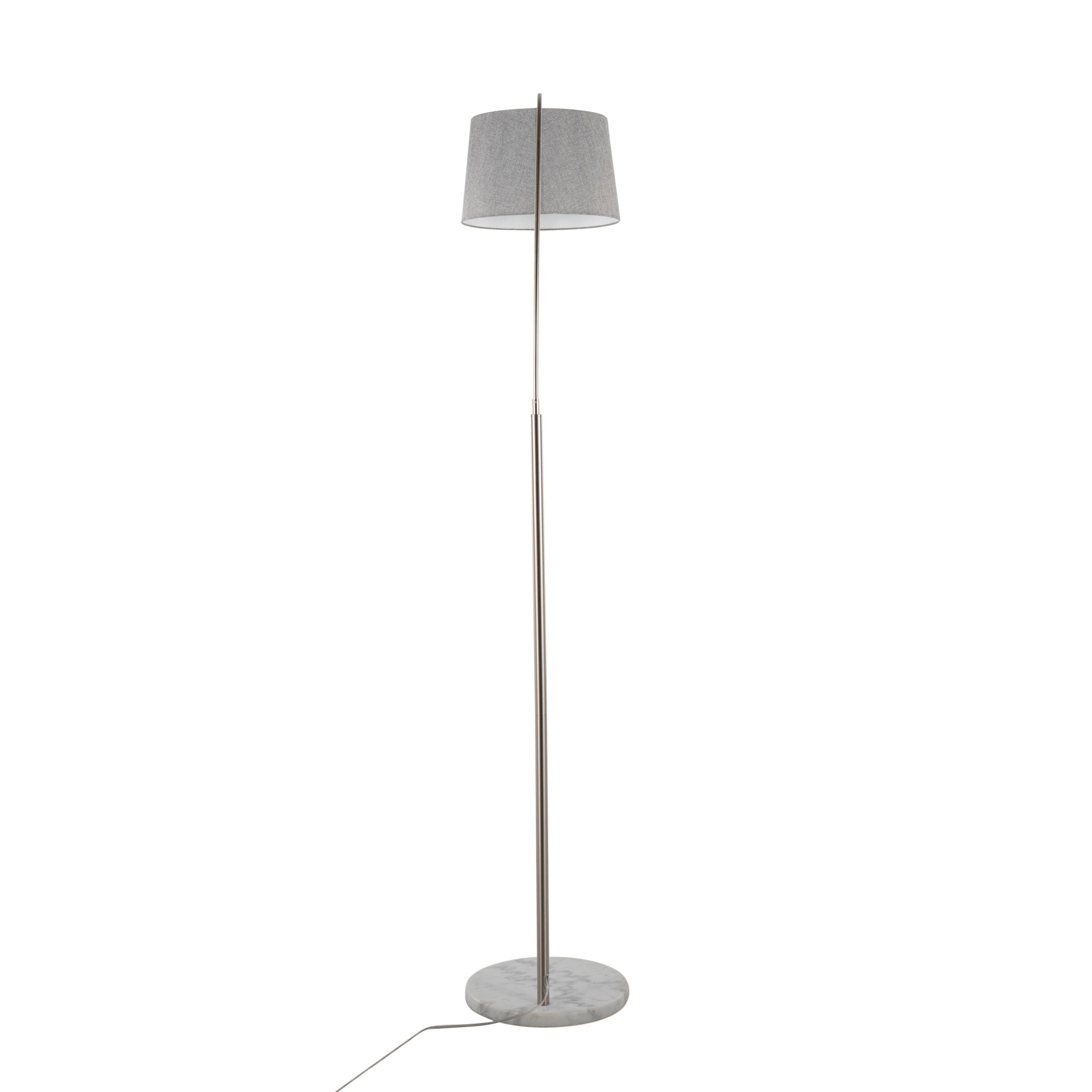 March Arc Floor Lamp | Dramatic Metal Arc Contemporary Floor Lamp