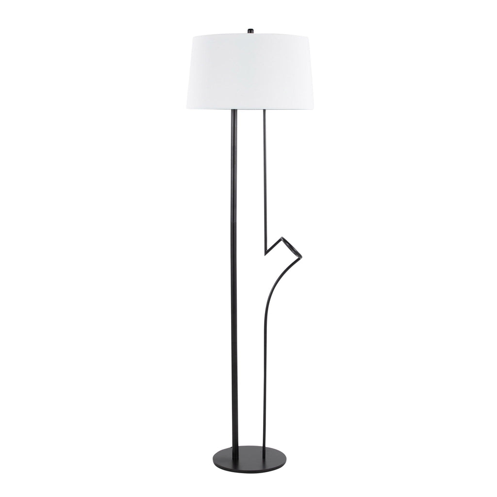 Shadow Contemporary Floor Lamp | Asymmetrical Silhouette Contemporary Floor Lamp