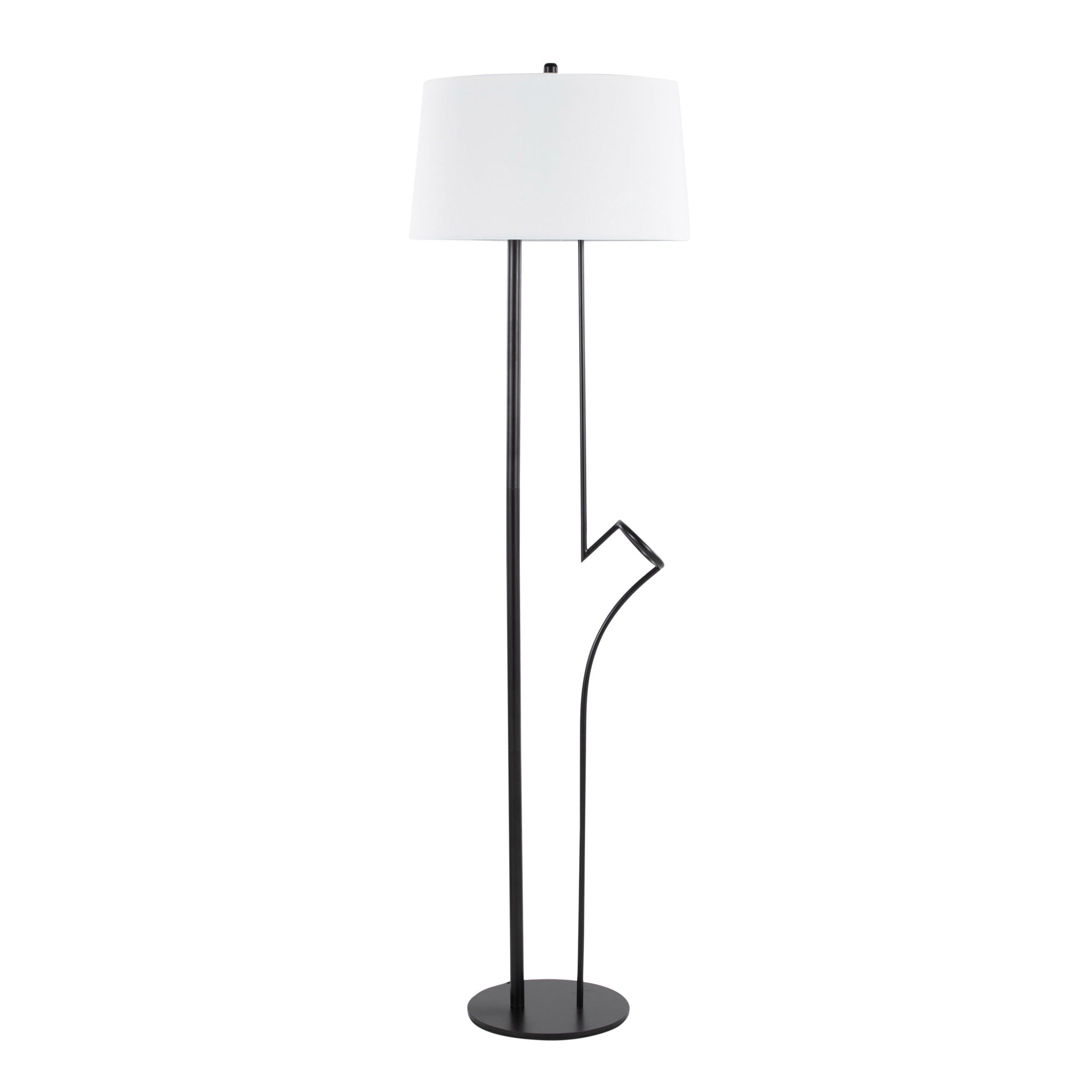 Shadow Contemporary Floor Lamp | Asymmetrical Silhouette Contemporary Floor Lamp
