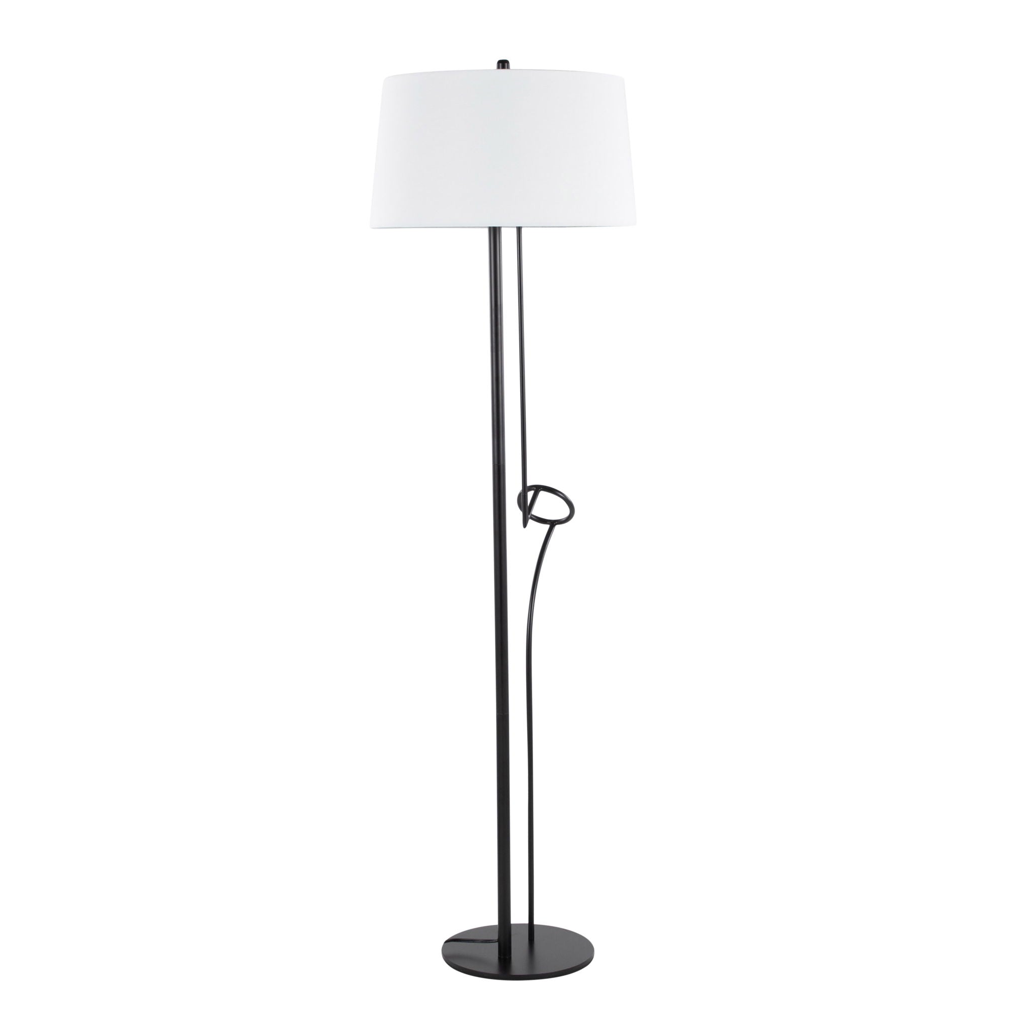 Shadow Contemporary Floor Lamp | Asymmetrical Silhouette Contemporary Floor Lamp