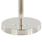 Lily 30" Contemporary Metal Table Lamp in Polished Nickel