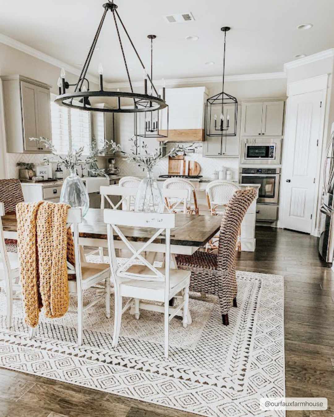 Burdette Soft Neutral Farmhouse Area Rug | Plush Comfort Underfoot – Hauteloom