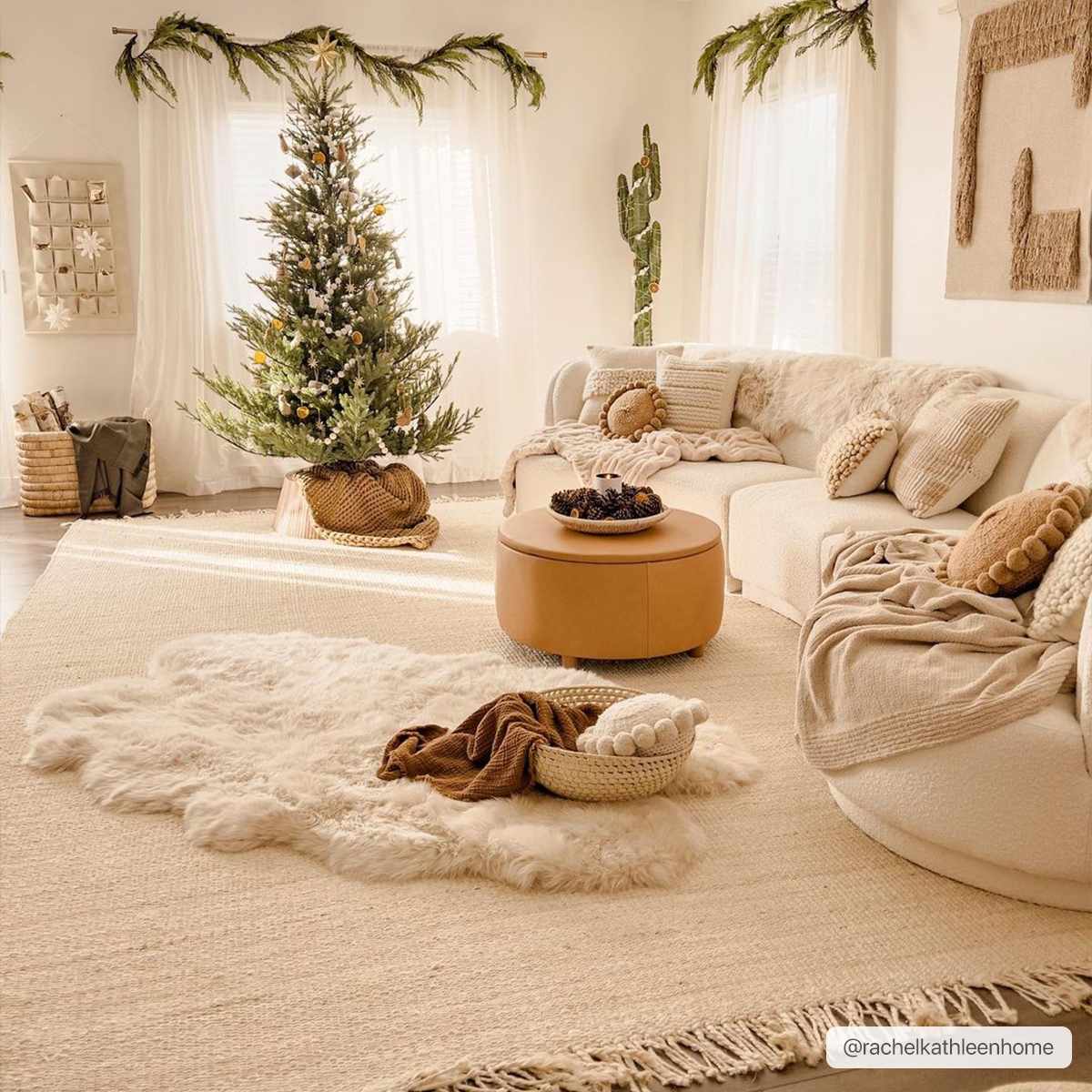 Iantha Tasseled Jute Area Rug