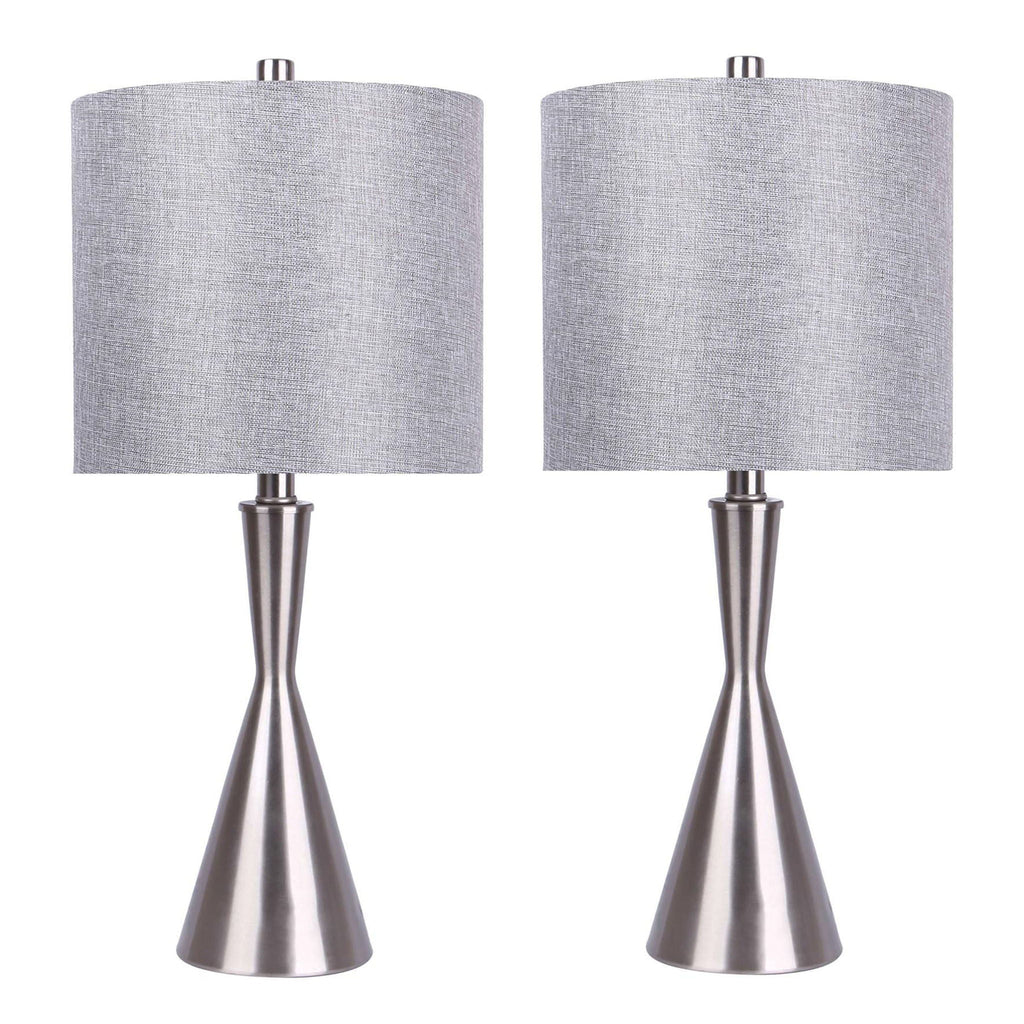 Gemma Sculptural Table Lamp Set | Modern Geometric Table Lamp Set of 2
