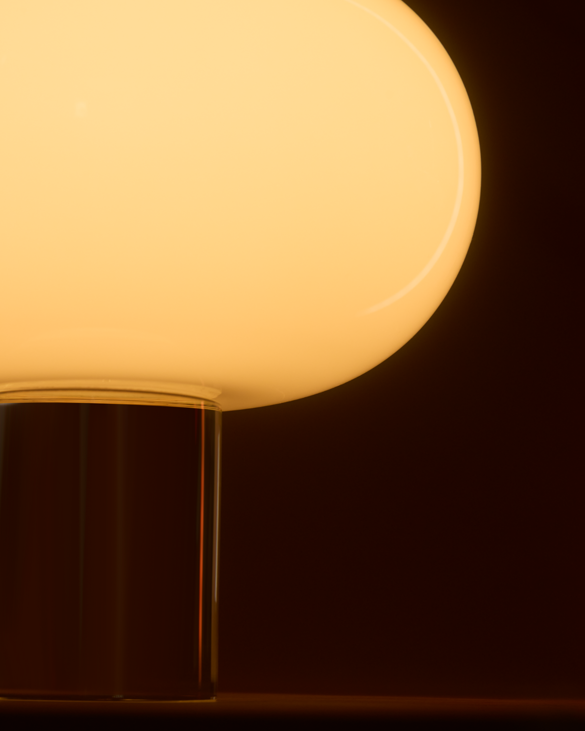 Callisto Table Lamp | Sculptural Glass Base Table Lamp – Brightech