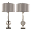 Joan Orb Table Lamp Set | Spherical Base Contemporary Table Lamp Set of 2