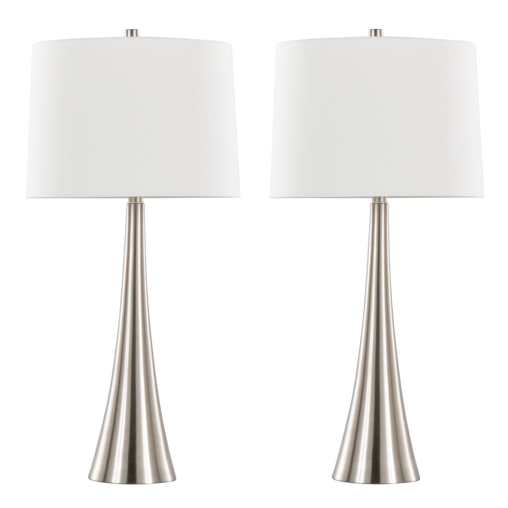 Diana Minimalist Table Lamp Set | Clean Lines Contemporary Table Lamp Set of 2