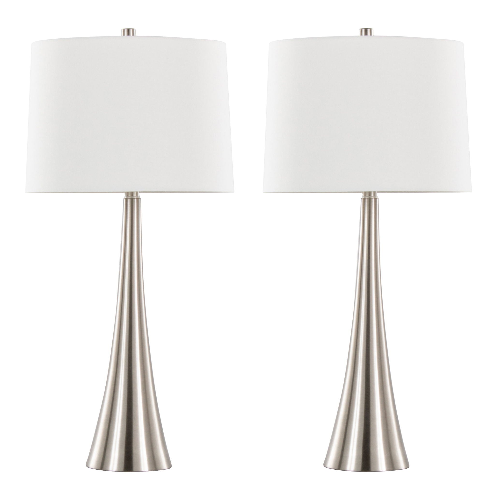 Diana Minimalist Table Lamp Set | Clean Lines Contemporary Table Lamp Set of 2