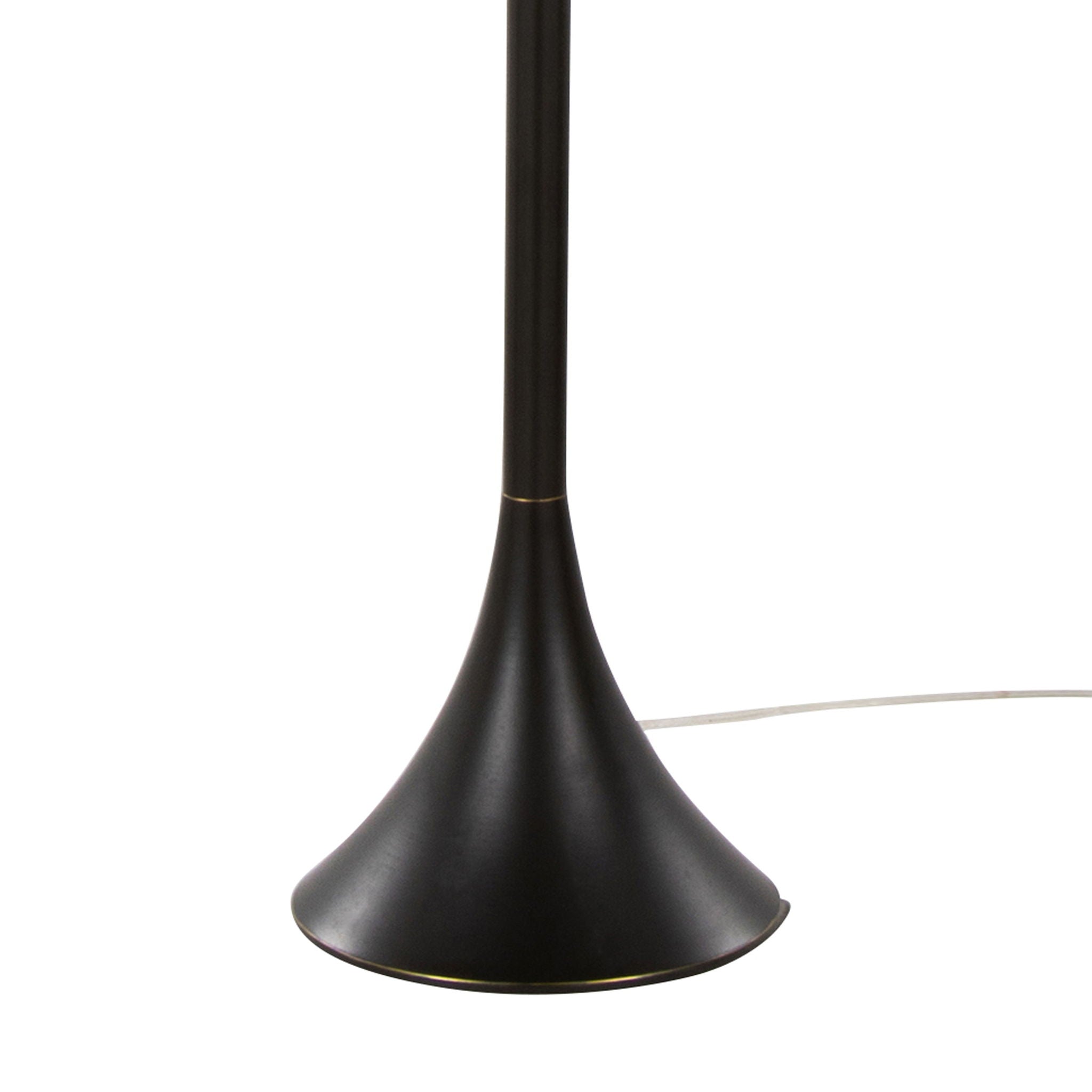 Lenuxe Hourglass Floor Lamp | Contemporary Curved Floor Lamp
