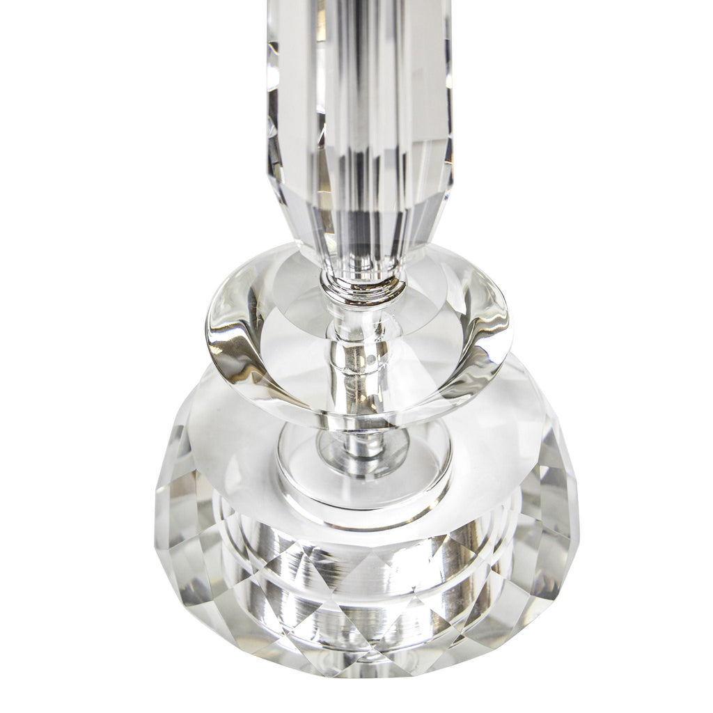 Karat Crystal Table Lamp Set | Faceted Crystal Table Lamp Set of 2