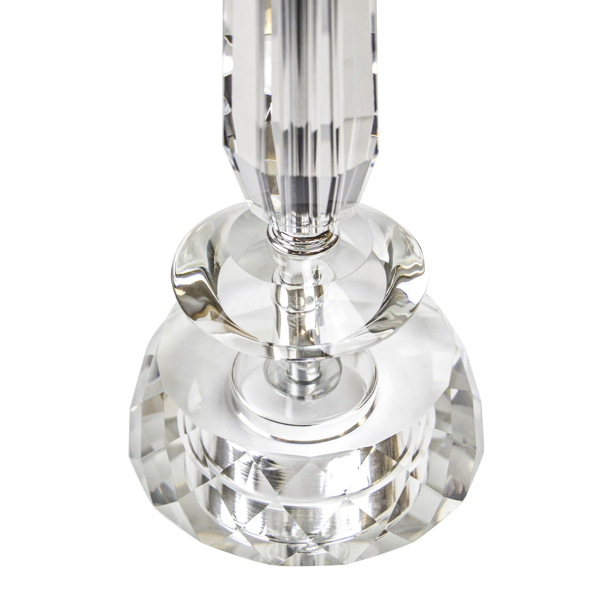 Karat Crystal Table Lamp Set | Faceted Crystal Table Lamp Set of 2