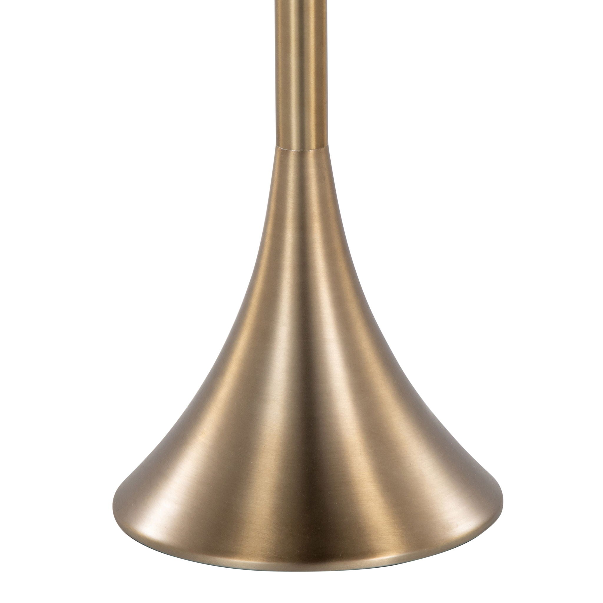 Lenuxe Hourglass Floor Lamp | Contemporary Curved Floor Lamp