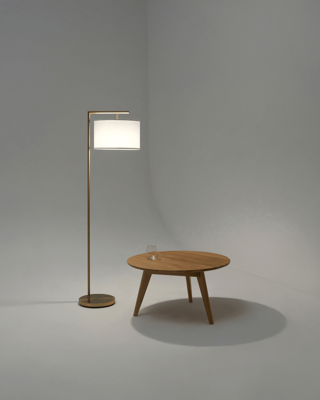 Montage Modern Floor Lamp | Slim LED Torchiere Floor Lamp