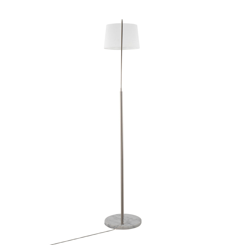 March Arc Floor Lamp | Dramatic Metal Arc Contemporary Floor Lamp