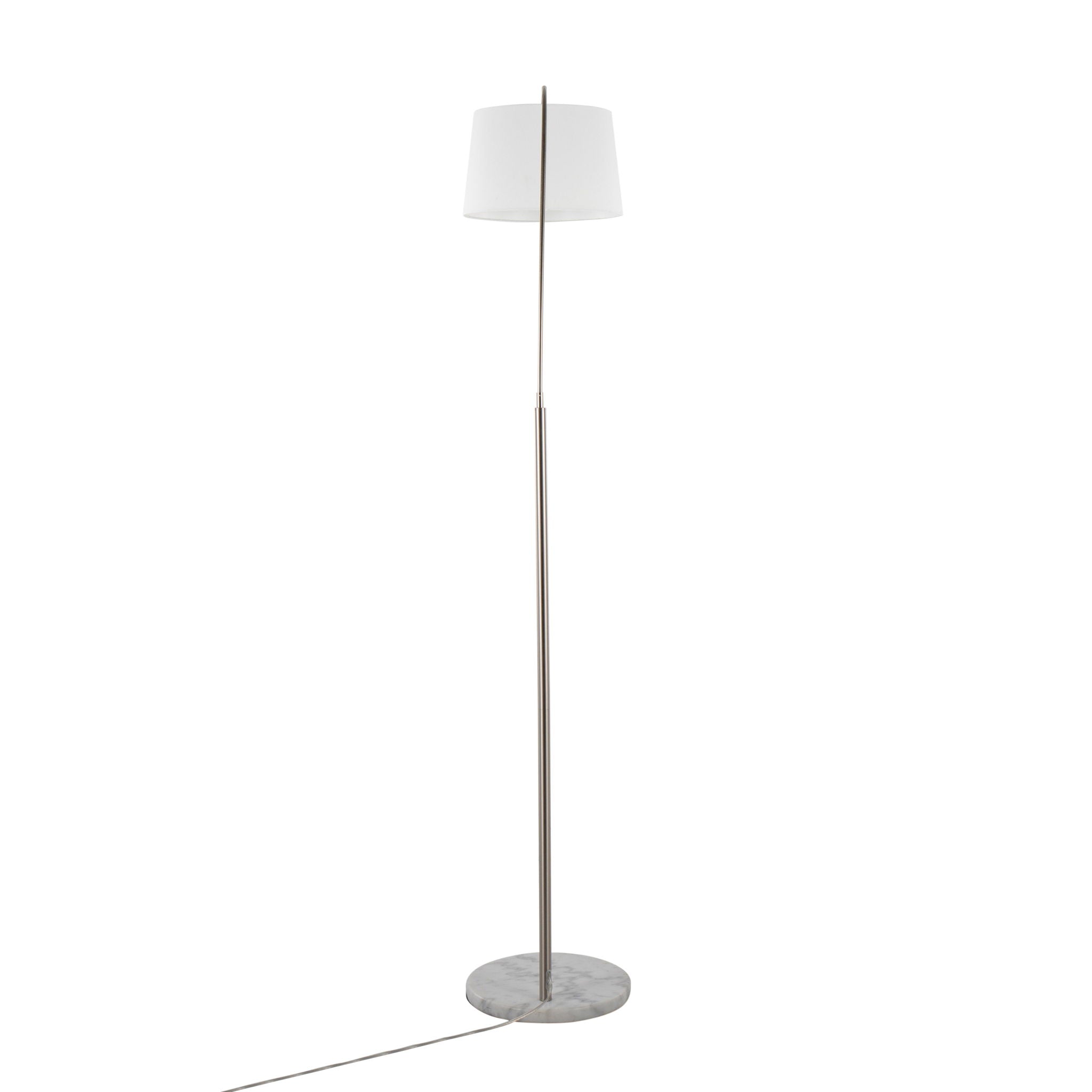 March Arc Floor Lamp | Dramatic Metal Arc Contemporary Floor Lamp