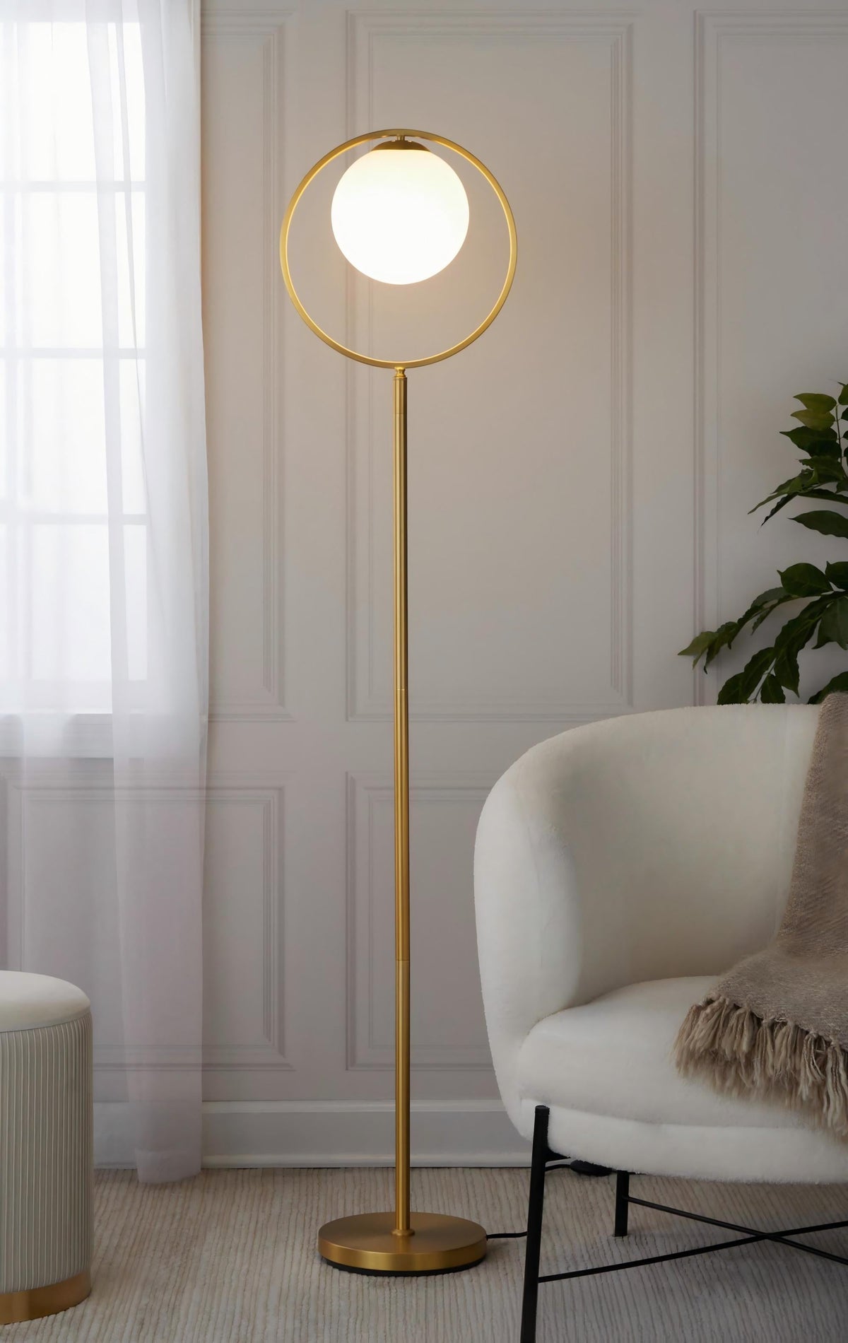 Moon Contemporary Floor Lamp