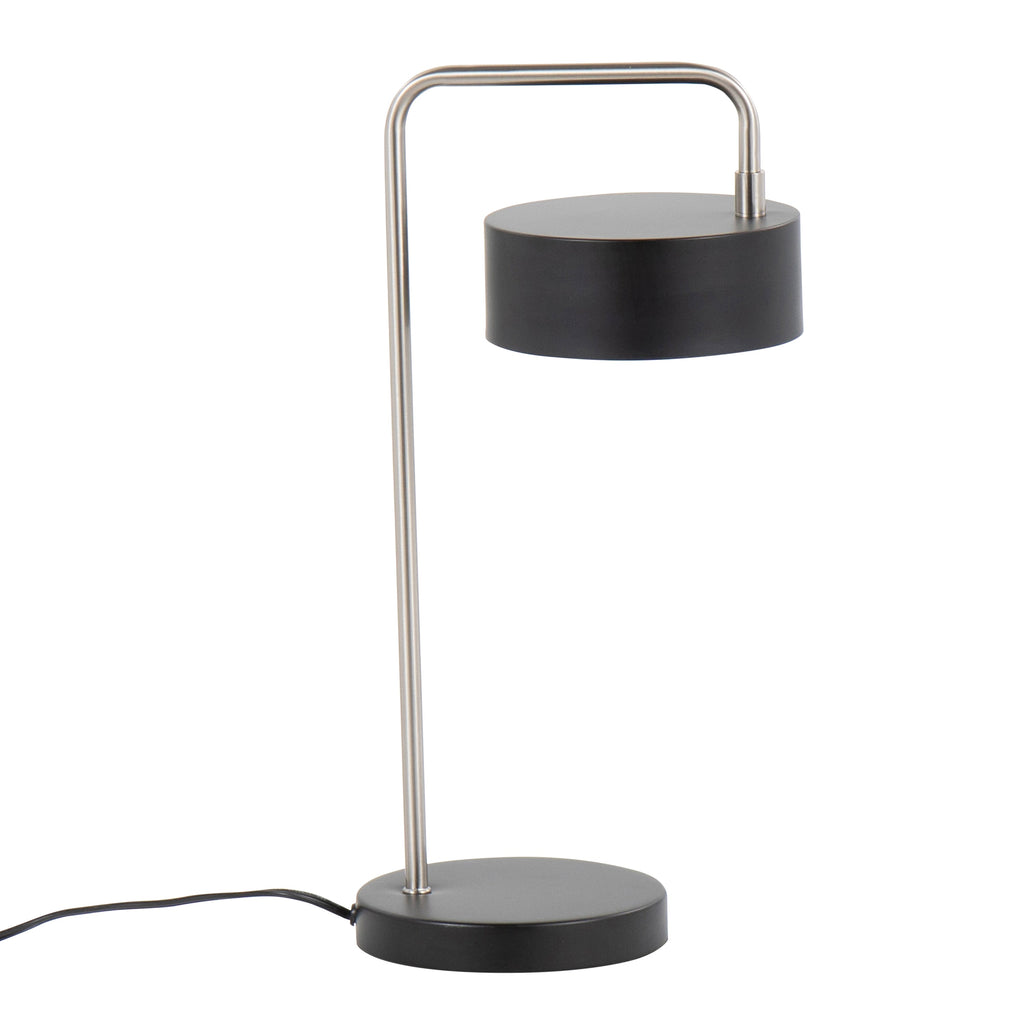 Contemporary Table Lamp in Nickel