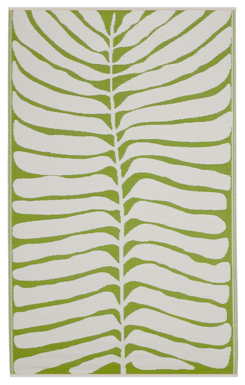 Hilo Green Outdoor Rug | Bold Tropical Leaf Design