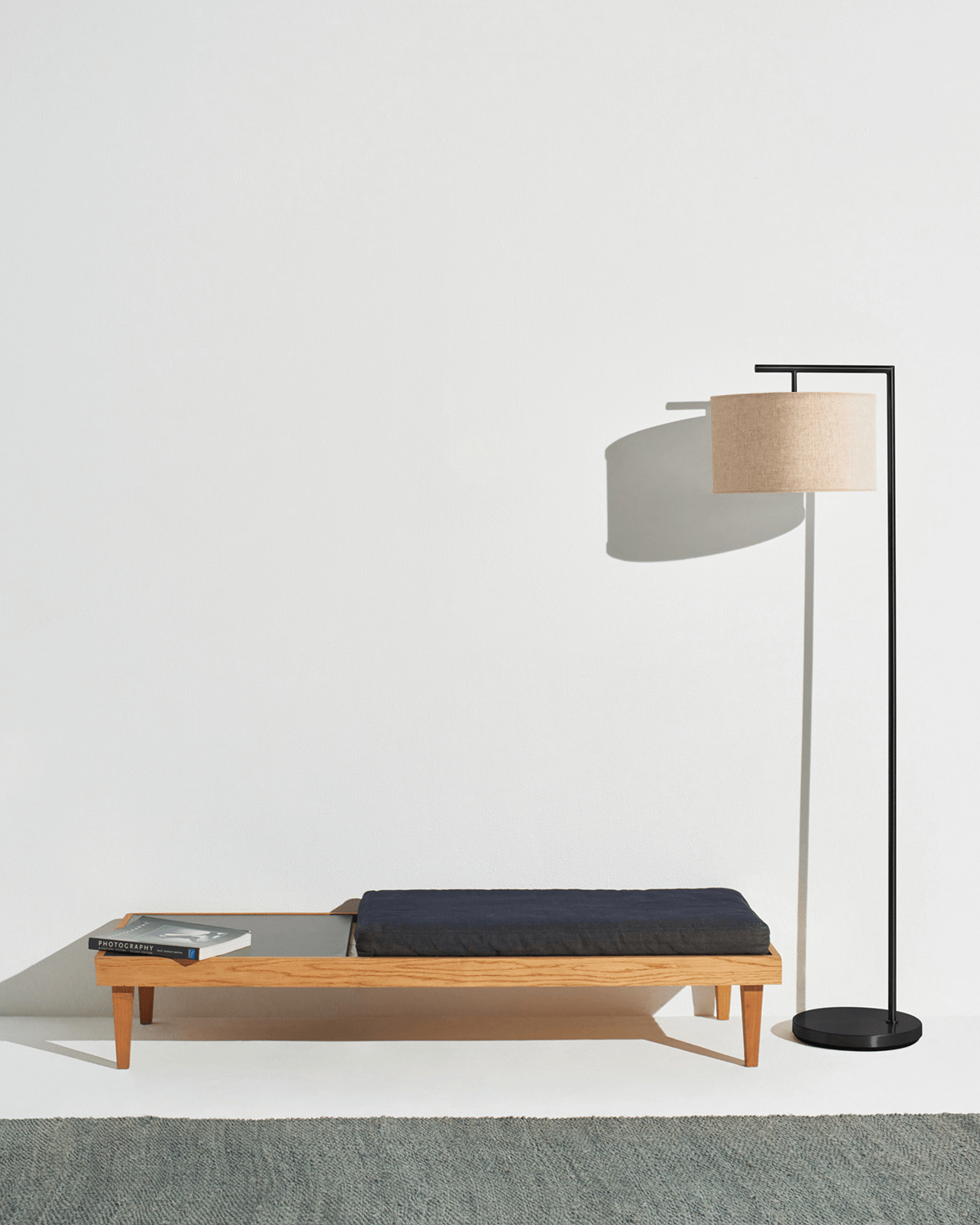 Montage Modern Floor Lamp | Slim LED Torchiere Floor Lamp