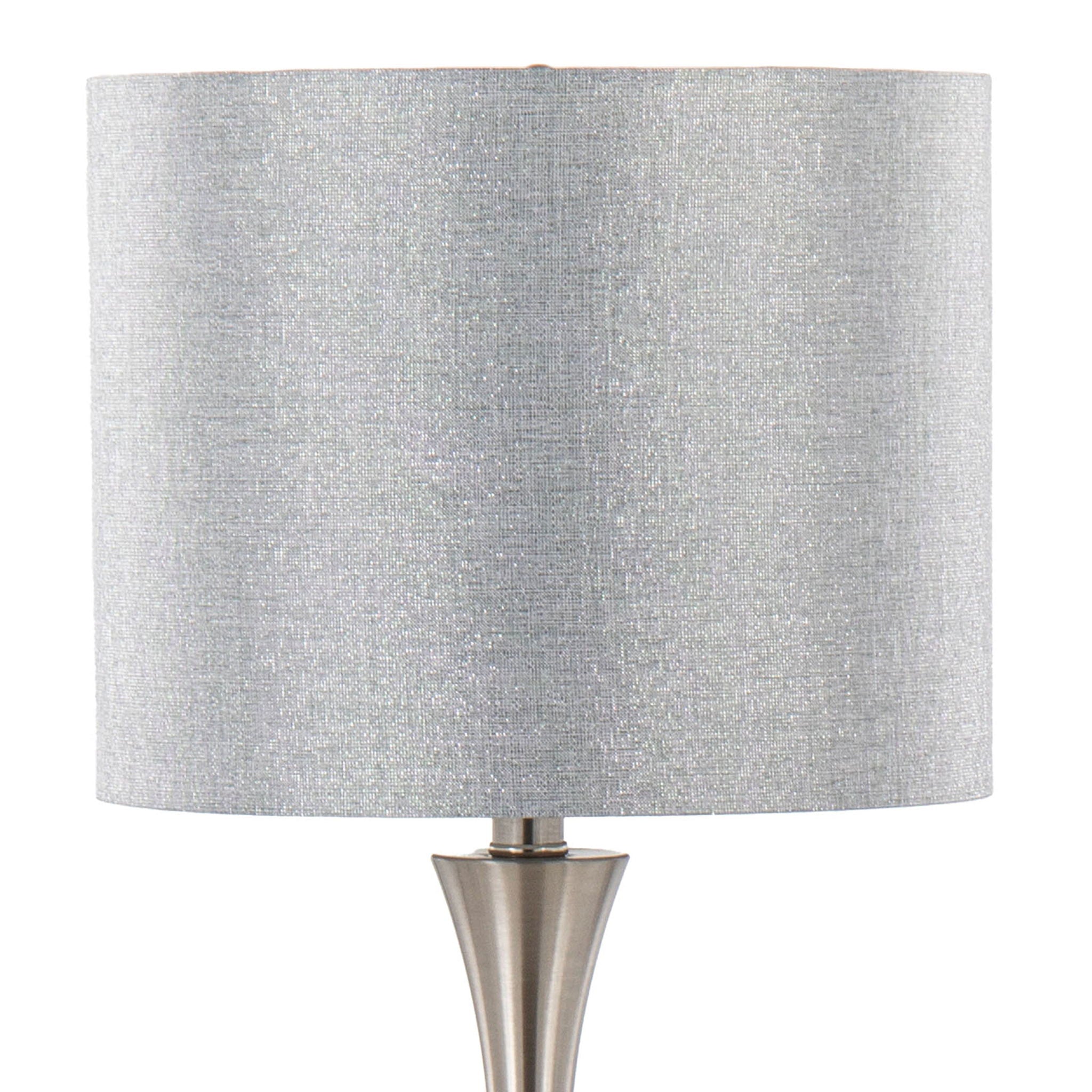 Lenuxe Semi Gloss Table Lamp Set | Hourglass Table Lamp Set of 2