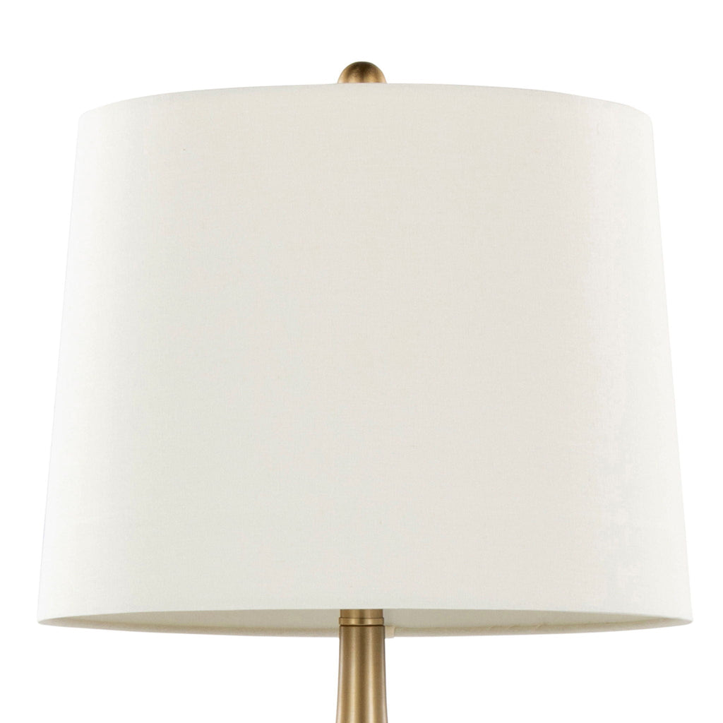 Pebble Table Lamp Set | Teardrop Metal Contemporary Table Lamp Set of 2
