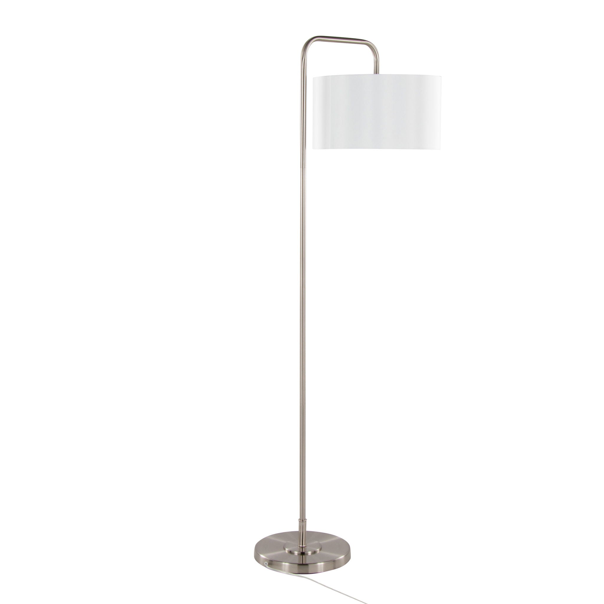 Puck Arc Floor Lamp | Slim Contemporary Arc Floor Lamp