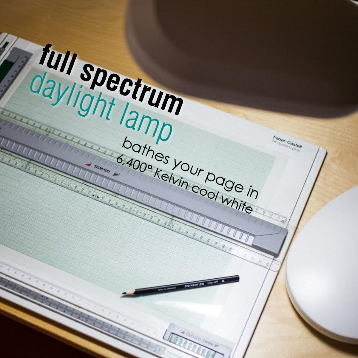 26"H LED Desk lamp
