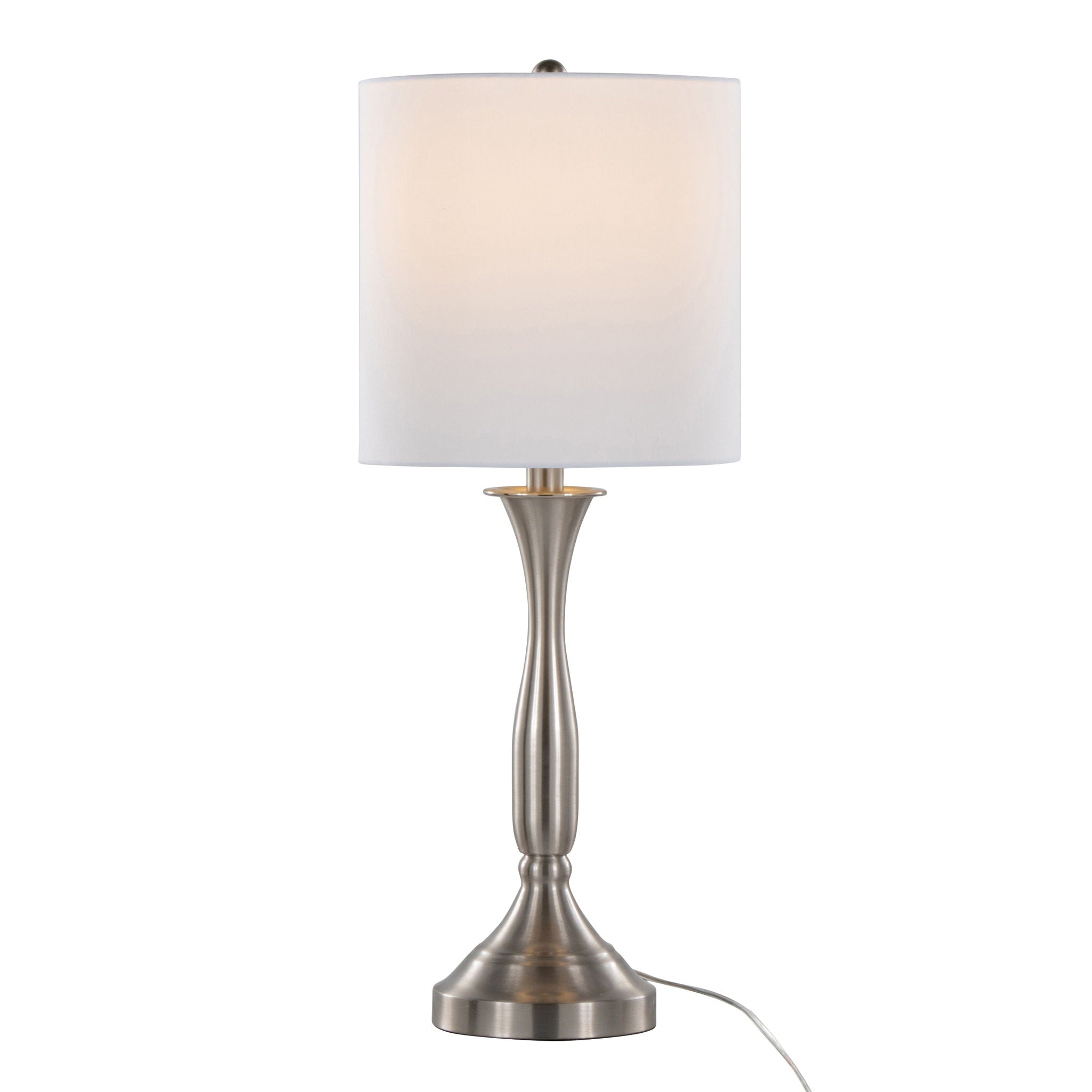 Sawyer USB Table Lamp Set | Contemporary Hourglass Table Lamp Set with USB, Set of 2