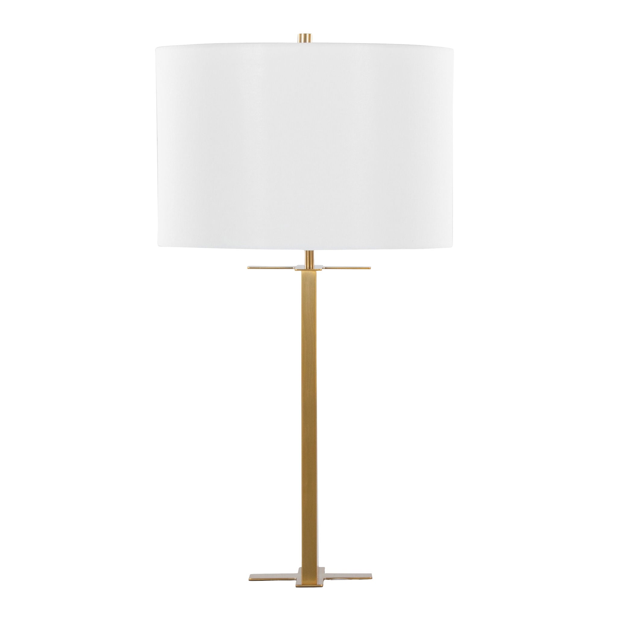 Cosmo Art Deco Table Lamp | Vertical Metal Contemporary Table Lamp