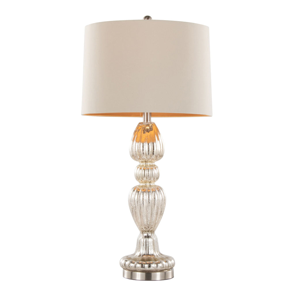 Spade Mercury Glass Table Lamp Set | Glam Mercury Glass Table Lamp Set of 2