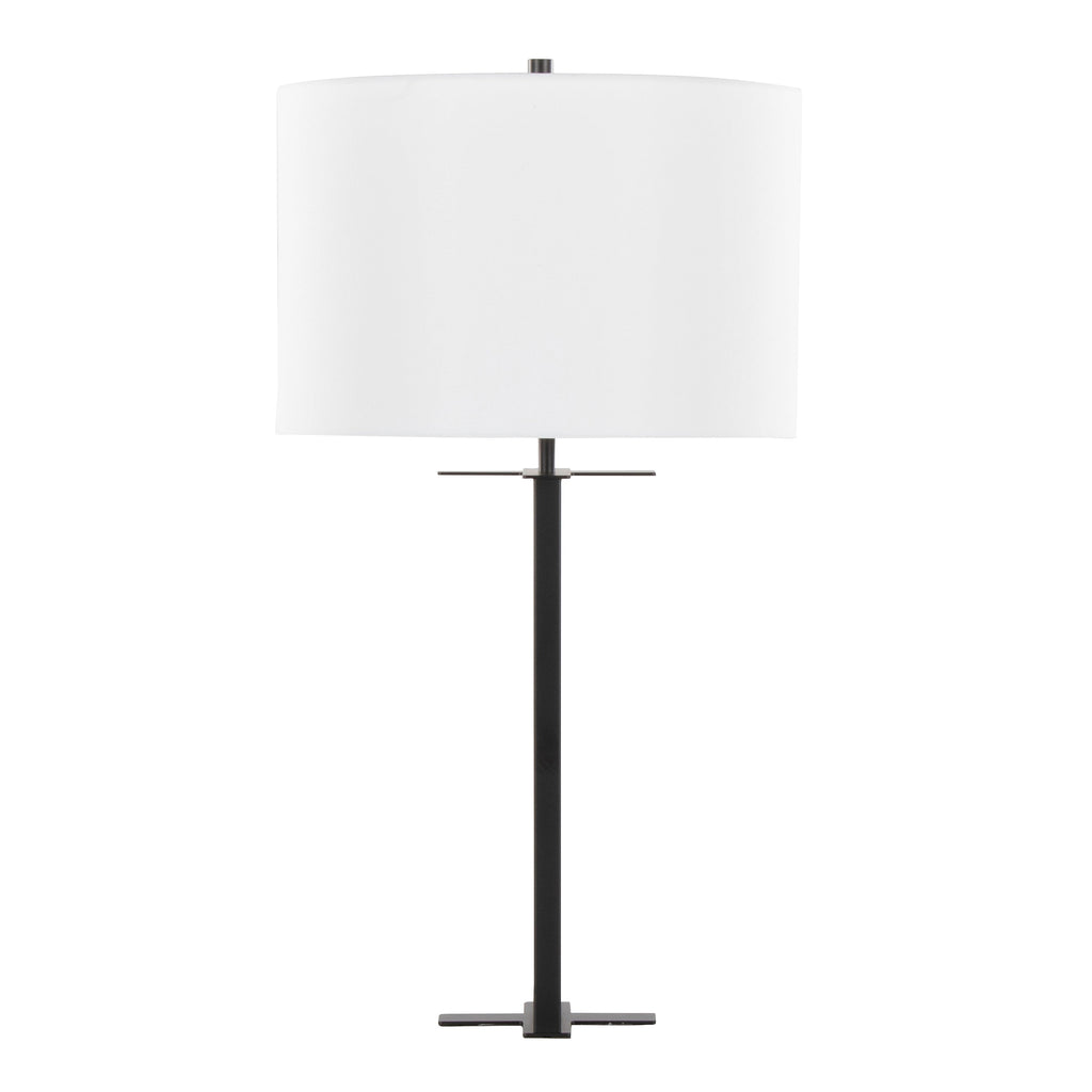 28" Contemporary Metal Table Lamp