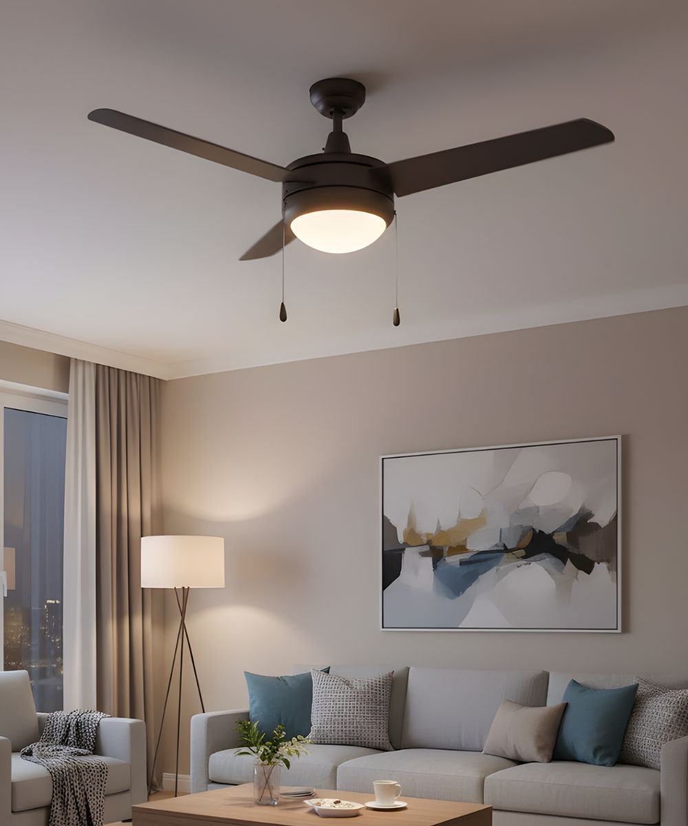 50" Contempo 3-Blade Ceiling Fan Light