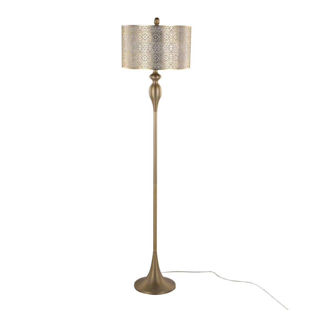 Ashland Laser Cut Floor Lamp | Contemporary Glam Decorative Floor Lamp