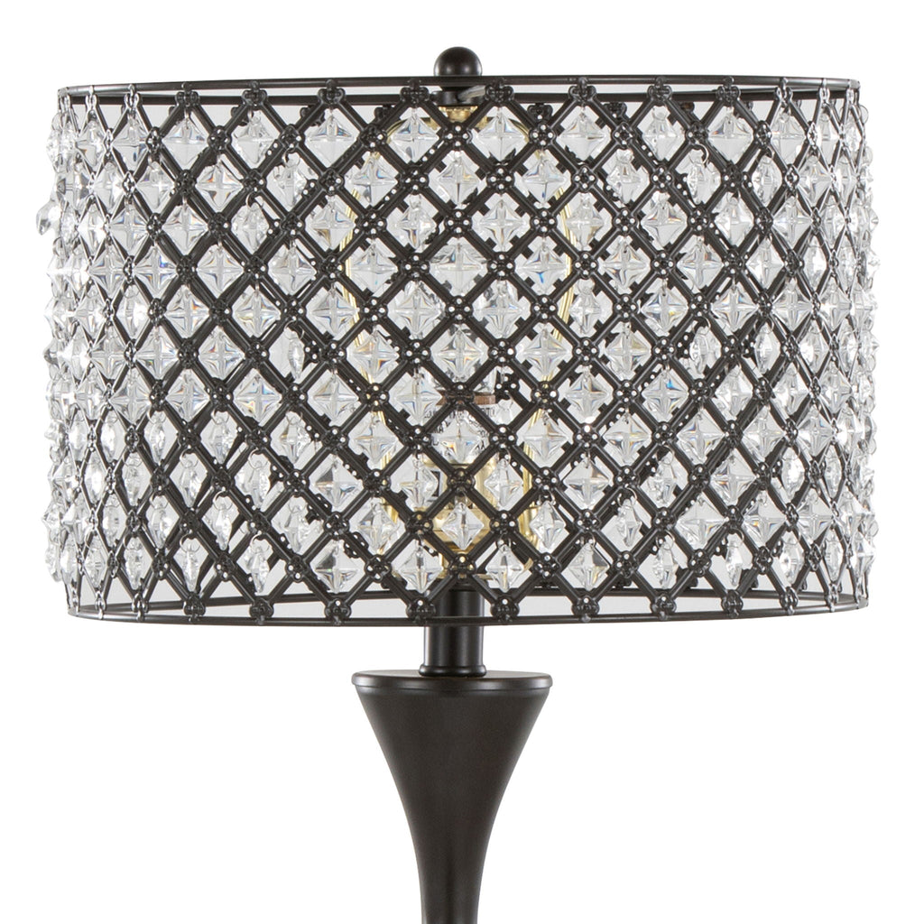 Topaz Tiered Table Lamp | Slim Curvaceous Contemporary Table Lamp