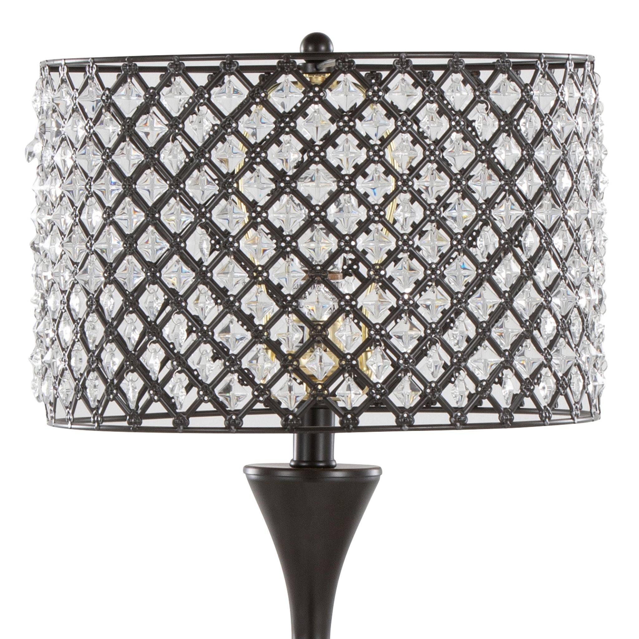 Topaz Tiered Table Lamp | Slim Curvaceous Contemporary Table Lamp
