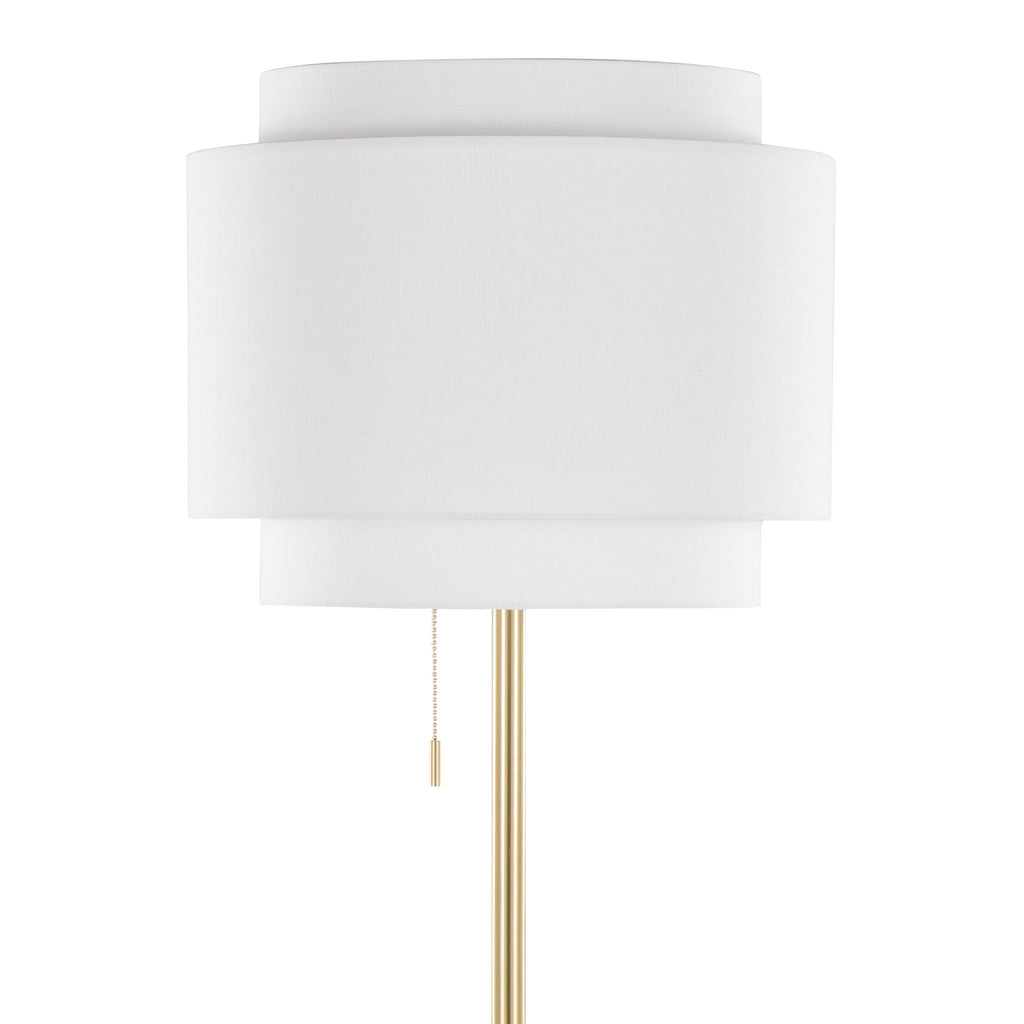 Tier Floor Lamp | Sleek Metal Contemporary Floor Lamp