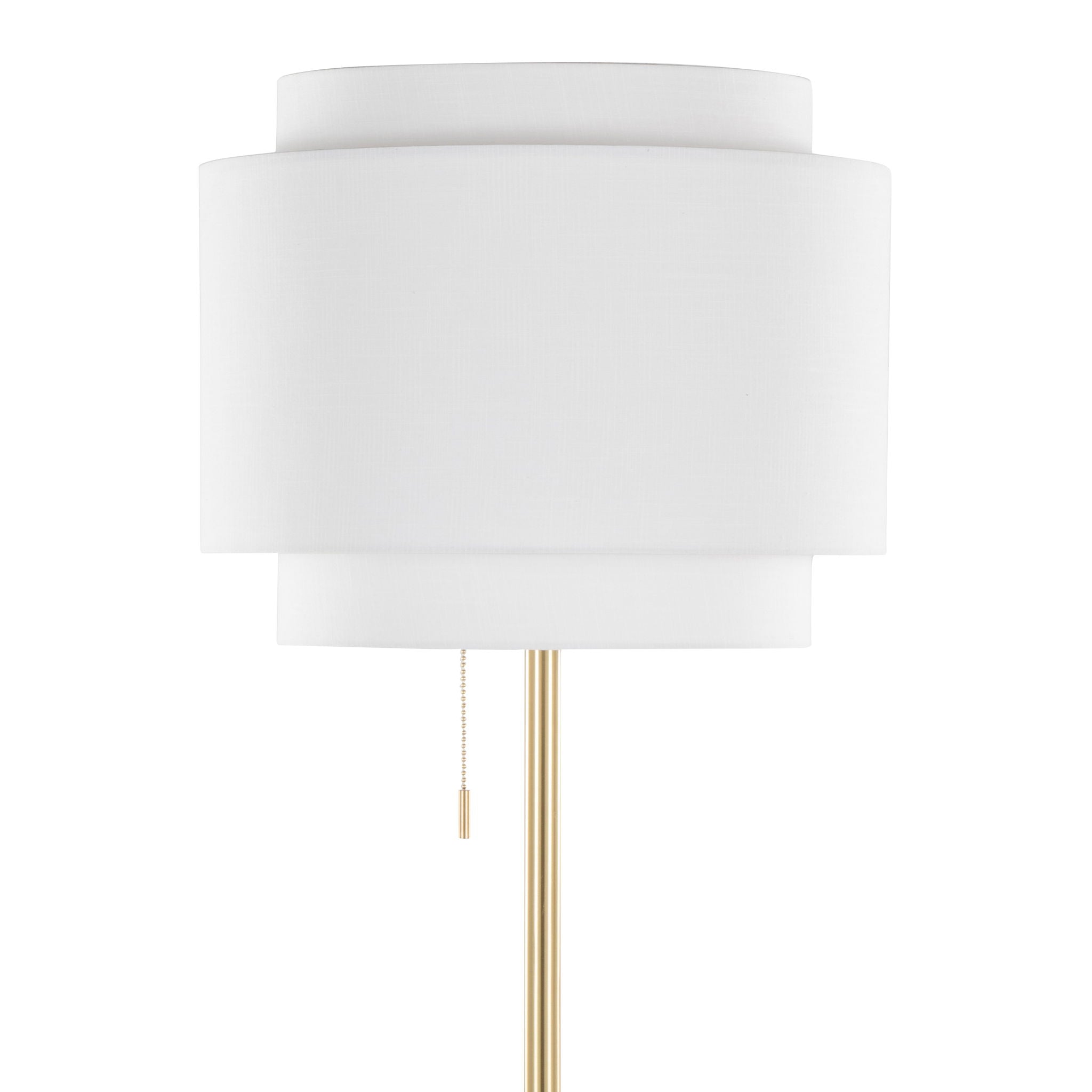 Tier Floor Lamp | Sleek Metal Contemporary Floor Lamp
