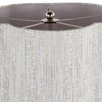 Lily 30" Contemporary Metal Table Lamp in Polished Nickel