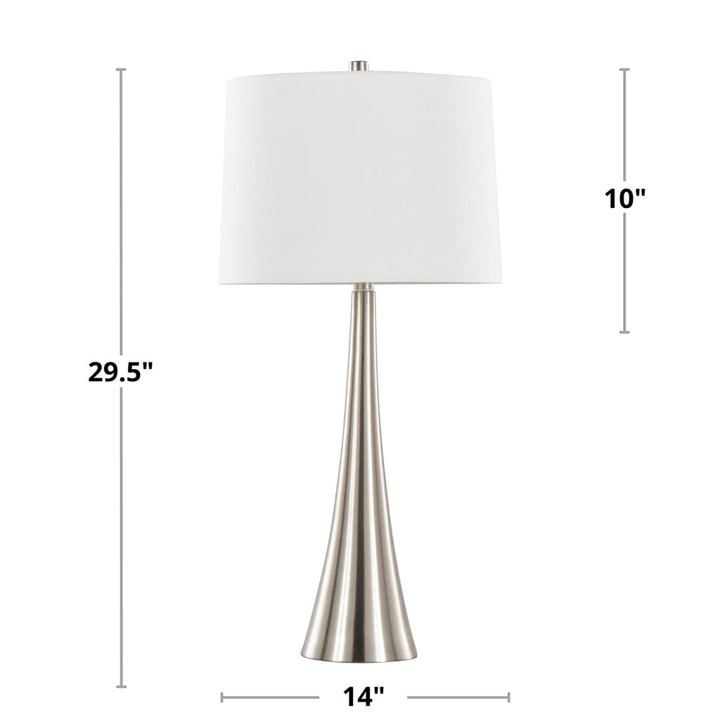 Diana Minimalist Table Lamp Set | Clean Lines Contemporary Table Lamp Set of 2