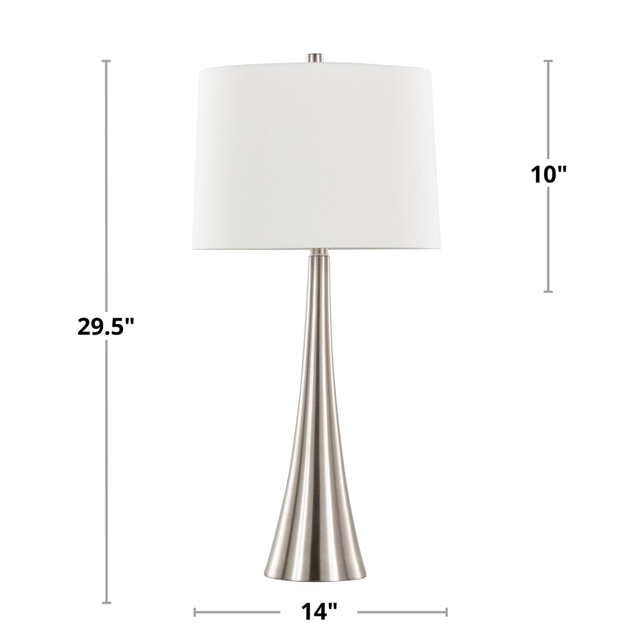 Diana Minimalist Table Lamp Set | Clean Lines Contemporary Table Lamp Set of 2