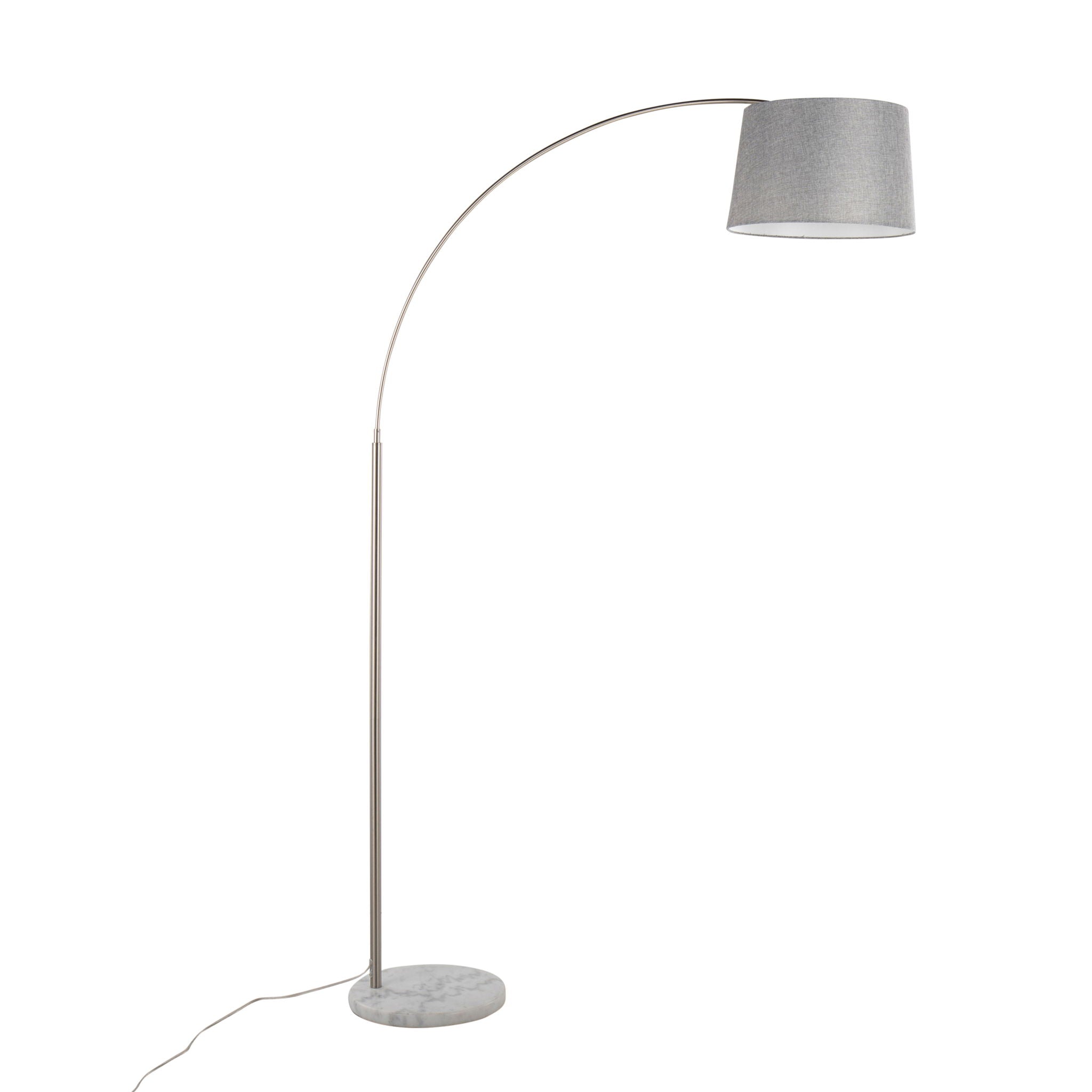 March Arc Floor Lamp | Dramatic Metal Arc Contemporary Floor Lamp