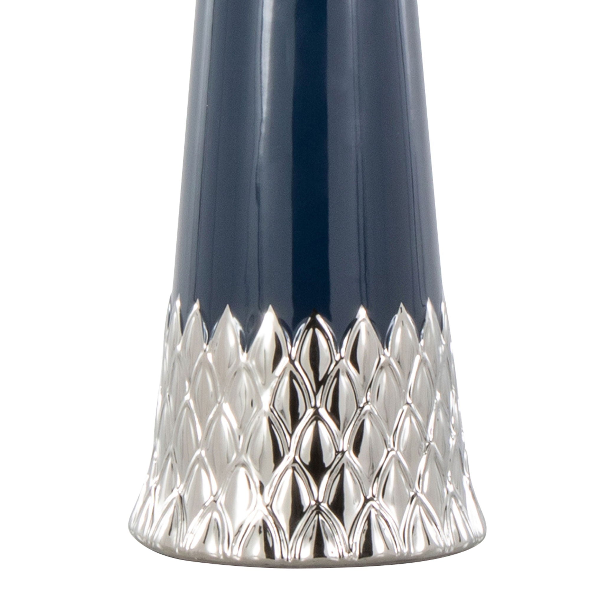 Penelope Ceramic Table Lamp | Sleek Ceramic & Metal Accent Table Lamp